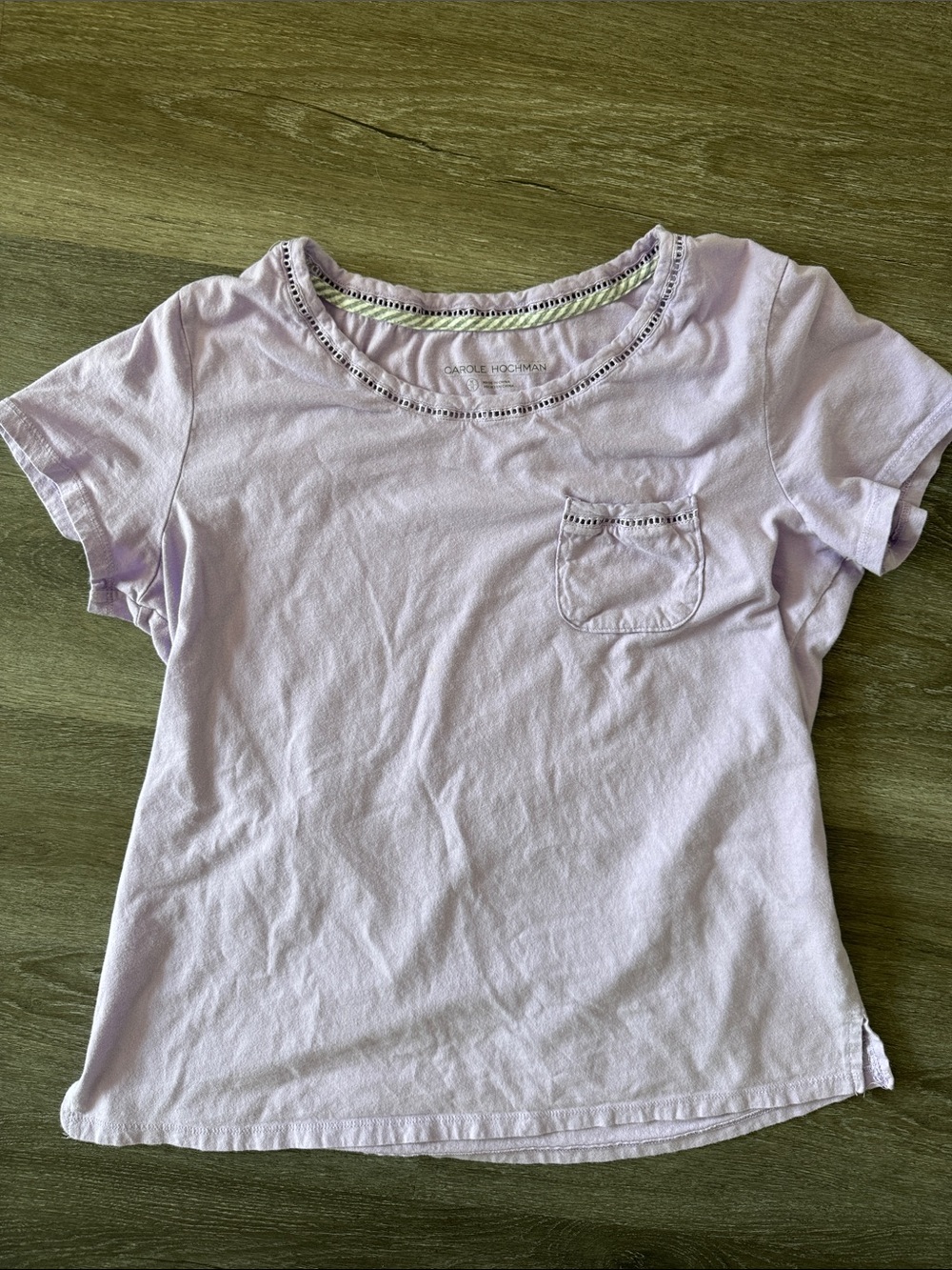 Midnight by Carole Hochman Lavender Short-Sleeve Tee